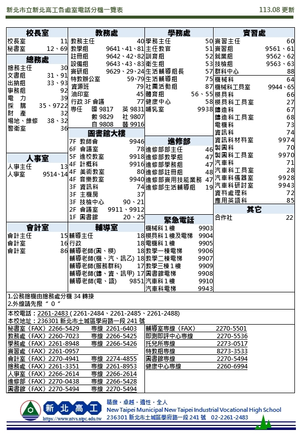 分機