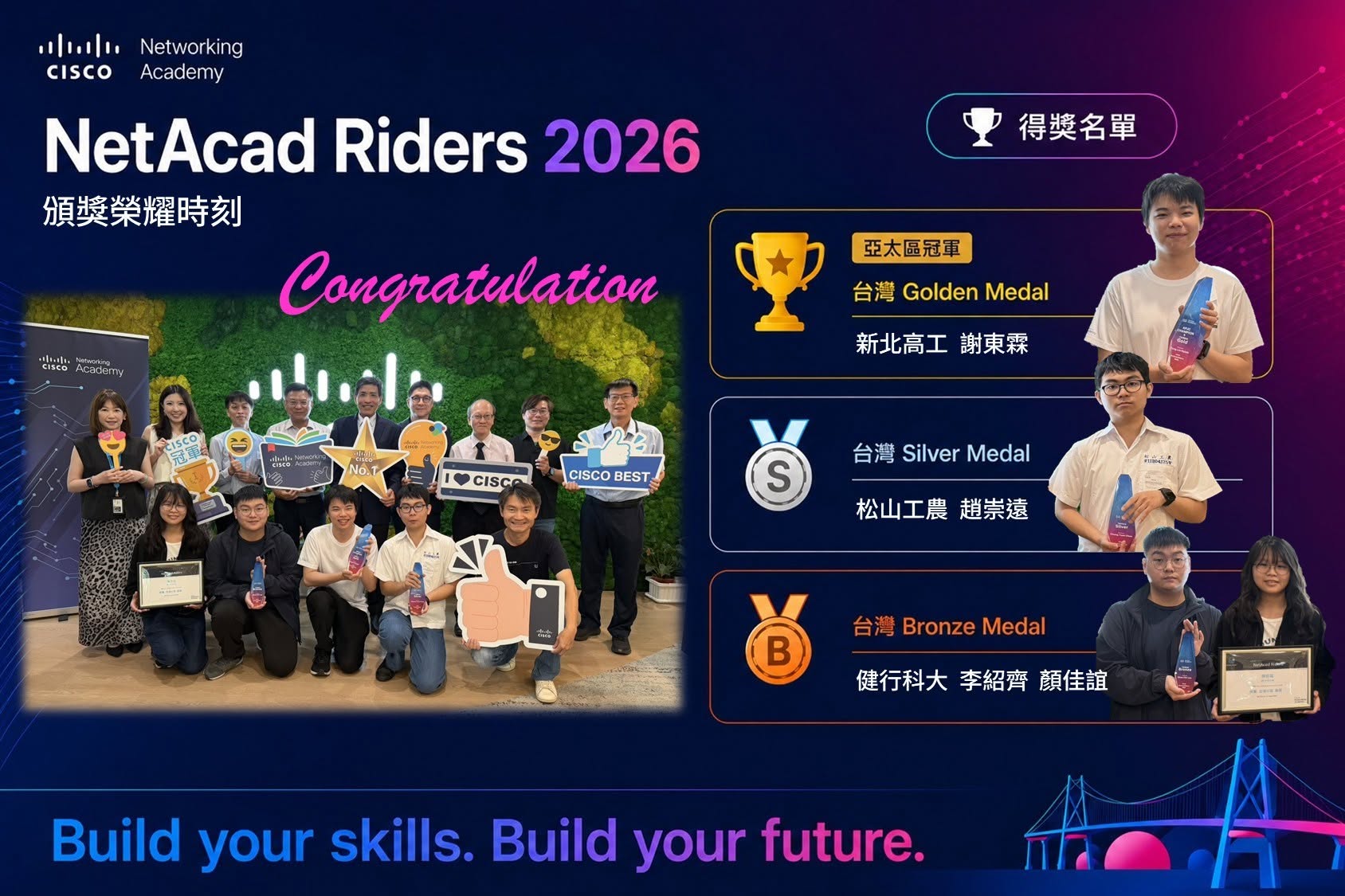 2026亞太與台灣金牌